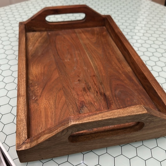 Wood Tray made in India - Picture 2 of 3